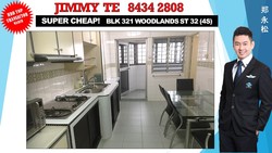Blk 321 Woodlands Street 32 (Woodlands), HDB 4 Rooms #162615062
